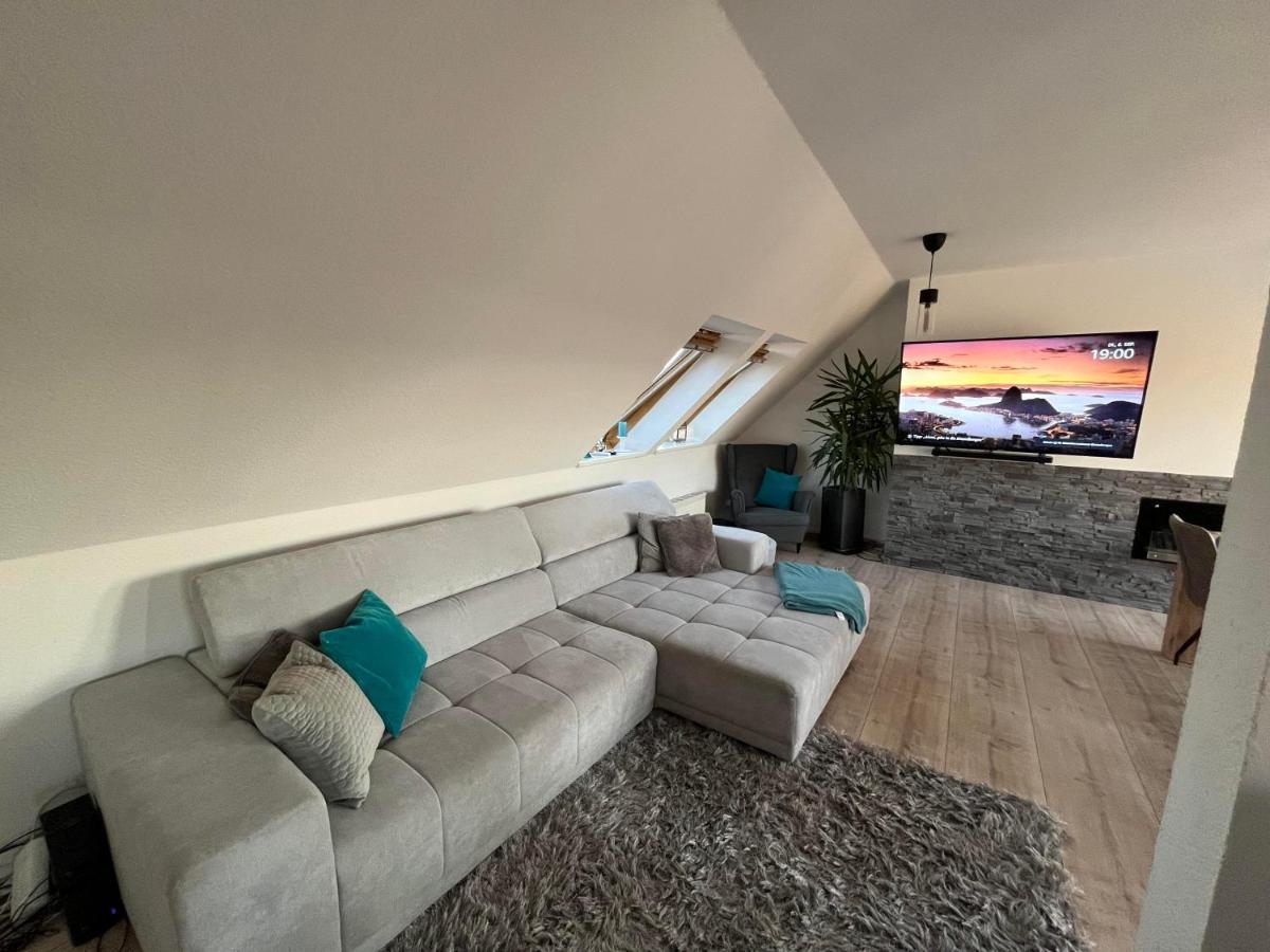 105 Qm Neues Klimatisiertes Appartment Fuer Familien Privater Parkplatz Chemnitz Buitenkant foto