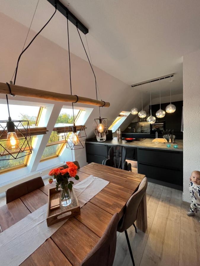 105 Qm Neues Klimatisiertes Appartment Fuer Familien Privater Parkplatz Chemnitz Buitenkant foto